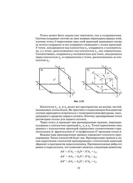Основы начертательной геометрии. Краткий курс 